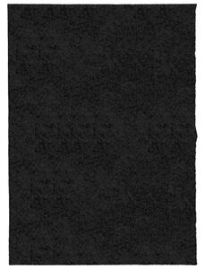 Ryamatta PAMPLONA lång lugg modern svart 140x200 cm