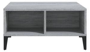 Soffbord grå sonoma 60x60x30 cm spånskiva - Grå