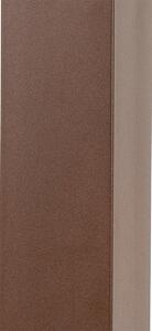 Modern utomhuslyktstolpe rostbrun 80 cm - Malios