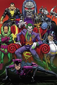 Konsttryck DC Comics - The Villans, (26.7 x 40 cm)