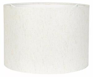 Lampskärm Linne Cylinder Creme 30cm