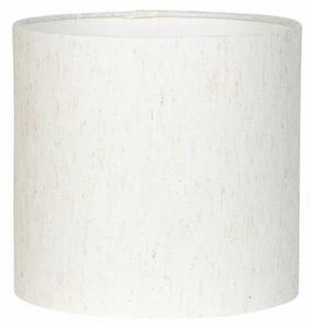 Lampskärm Linne Cylinder Creme 20cm