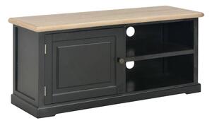 TV-bänk svart 90x30x40 cm trä - Svart