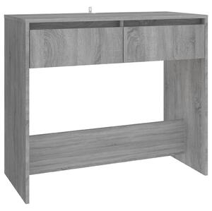 Avlastningsbord grå sonoma 89x41x76,5 cm konstruerat trä
