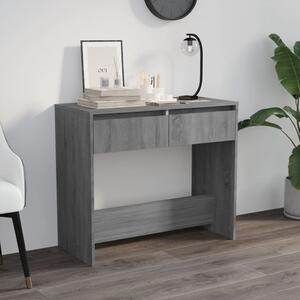 Konsolbord grå sonoma-ek 89x41x76,5 cm stål