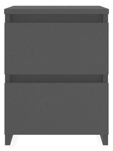 Sängbord svart 30x30x40 cm spånskiva - Svart