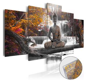 Tavla På Akryl Autumnal Buddha 100x50 - Artgeist sp. z o. o