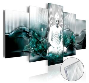 Tavla På Akryl Azure Meditation 100x50 - Artgeist sp. z o. o