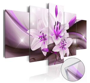 Tavla På Akryl Violet Desert Lily 100x50 - Artgeist sp. z o. o