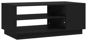 Soffbord svart 102x55x43 cm spånskiva
