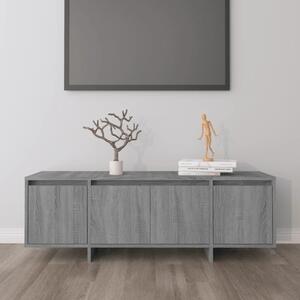 TV-bänk grå sonoma-ek 120x30x40,5 cm spånskiva