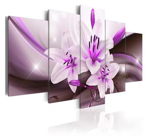 Tavla Violet Desert Lily 100x50 - Artgeist sp. z o. o