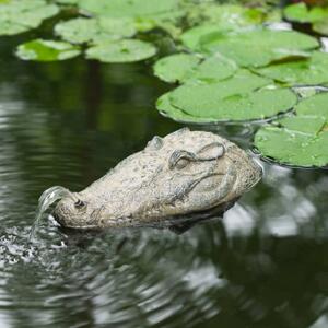 Ubbink Flytande trädgårdsfontän krokodil