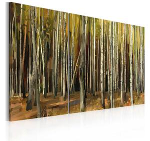 Tavla The Mystery Of Sherwood Forest Triptych 60x40 - Artgeist sp. z o. o