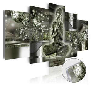 Tavla På Akryl Emerald Buddha 100x50 - Artgeist sp. z o. o