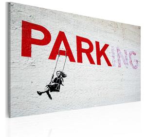 Tavla Parking Banksy 60x40 - Artgeist sp. z o. o