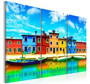 Tavla Sunny Morning In Venice 120x80 - Artgeist sp. z o. o