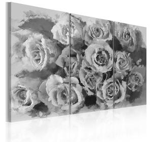 Tavla Tolv Roses Triptych 60x40 - Artgeist sp. z o. o