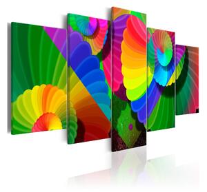 Tavla Twisted Colours 100x50 - Artgeist sp. z o. o
