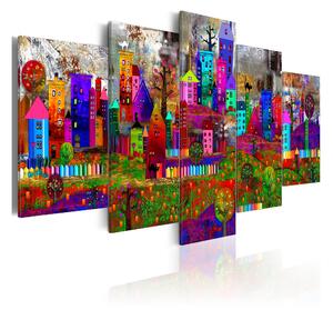 Tavla The City Of Expression 100x50 - Artgeist sp. z o. o