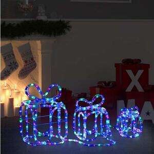 Juldekoration julklappar med 180 LED inomhus/utomhus - be Basic