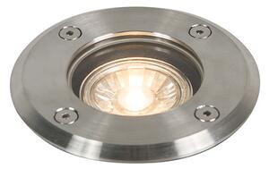 Utomhus markspot stål 11 cm IP67 - Basic Round