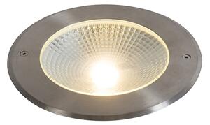 Modern markbelysning stål inkl. LED 20W - Bridge