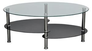Soffbord med exklusiv design svart