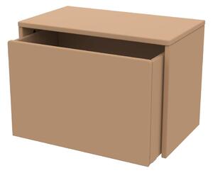 Flexa - Bench And Storage Box Dots - Bänk - Lattè - H42 x L60 CM