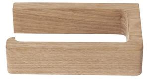 Andersen Furniture - Toilet Towel Holder - Toalettpappershållare - Oak Lacquer - 13,5 x 8,5 cm