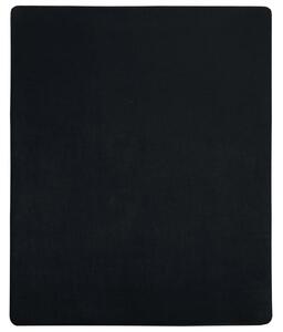 Dra-på-lakan jersey svart 140x200 cm bomull