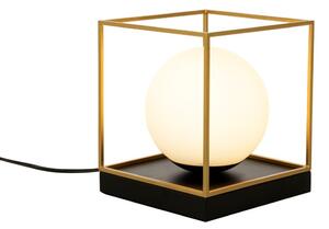 ASTRO bord-/vägglampa stor, svart/guld/opal