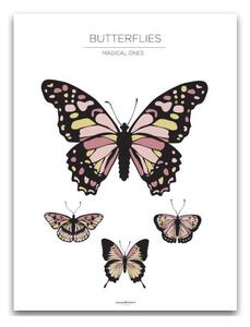 Poster 30x40 butterflies