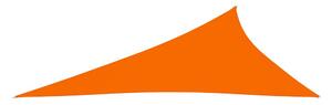Solsegel oxfordtyg trekantigt 3x4x5 m orange - Orange
