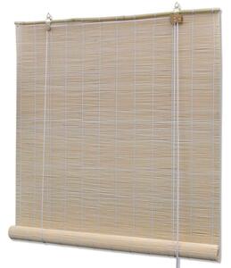 Rullgardin bambu 80x220 cm naturlig - Natur/Beige