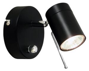 By Rydéns Correct 4300190 Vägglampa 1:A Svart med dimmer Exkl. Ljuskälla