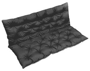 Hammockdyna svart och grå 120 cm tyg