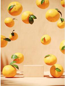 Poster Lemons 50x70 cm - Beige