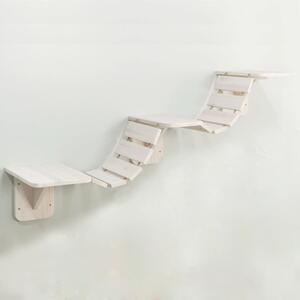 TRIXIE Väggmonterad klätterstege för katt 150x30 cm vit