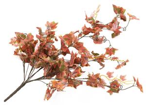Konstgjorda blad vindruva 2 st röd 90 cm