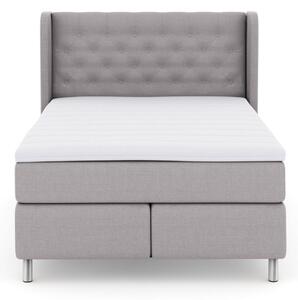 Komplett Sängpaket Choice No 3 140x200 Medium - Ljusgrå|Metall