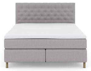 Komplett Sängpaket Choice No 3 180x200 Fast/Medium - Ljusgrå|Koppar