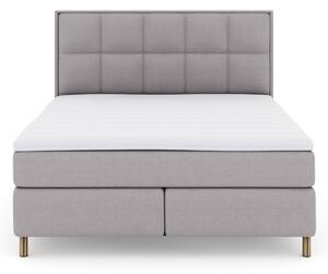 Komplett Sängpaket Choice No 3 210x210 Fast - Ljusgrå|Koppar
