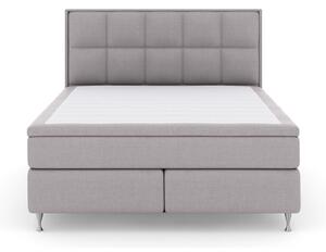 Komplett Sängpaket Choice No 4 160x200 Medium - Ljusgrå|Silver