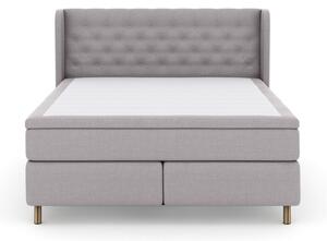 Komplett Sängpaket Choice No 4 160x200 Medium - Ljusgrå|Koppar