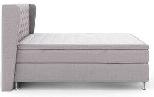 Komplett Sängpaket Choice No 4 160x200 Medium - Ljusgrå|Metall