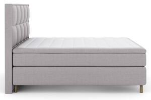 Komplett Sängpaket Choice No 4 160x200 Fast/Medium - Ljusgrå|Koppar