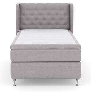 Komplett Sängpaket Choice No 6 120x200 Fast Watergel - Ljusgrå|Silver