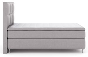 Komplett Sängpaket Choice No 6 120x200 Medium Watergel - Ljusgrå|Silver