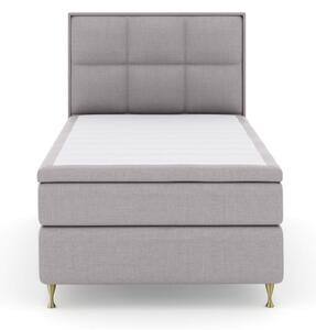 Komplett Sängpaket Choice No 6 120x200 Medium Watergel - Ljusgrå|Guld